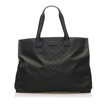 Gucci GG Nylon Web Tote Bag Black