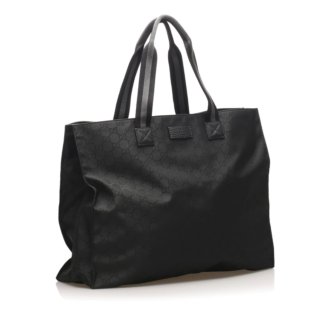 Gucci GG Nylon Web Tote Bag Black