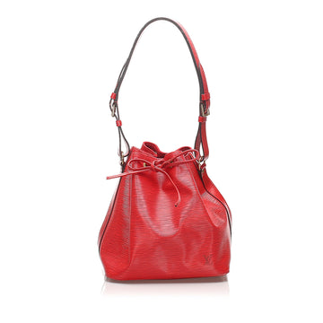 Louis-Vuitton Epi Petit Noe Red