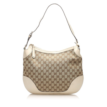 Gucci Gucci GG Canvas Charlotte Shoulder Bag Brown