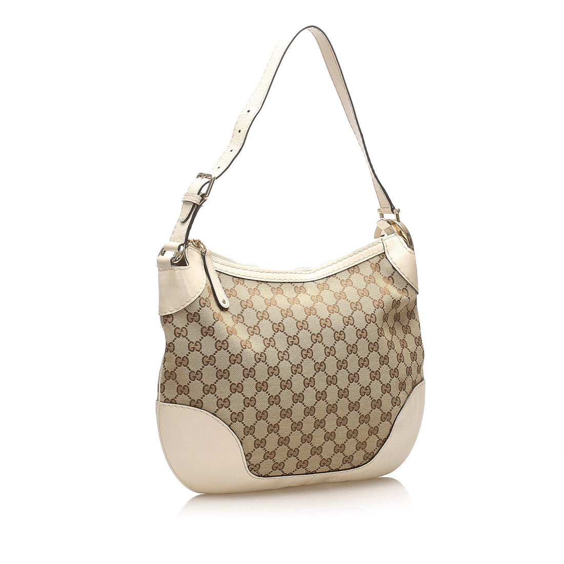 Gucci Gucci GG Canvas Charlotte Shoulder Bag Brown