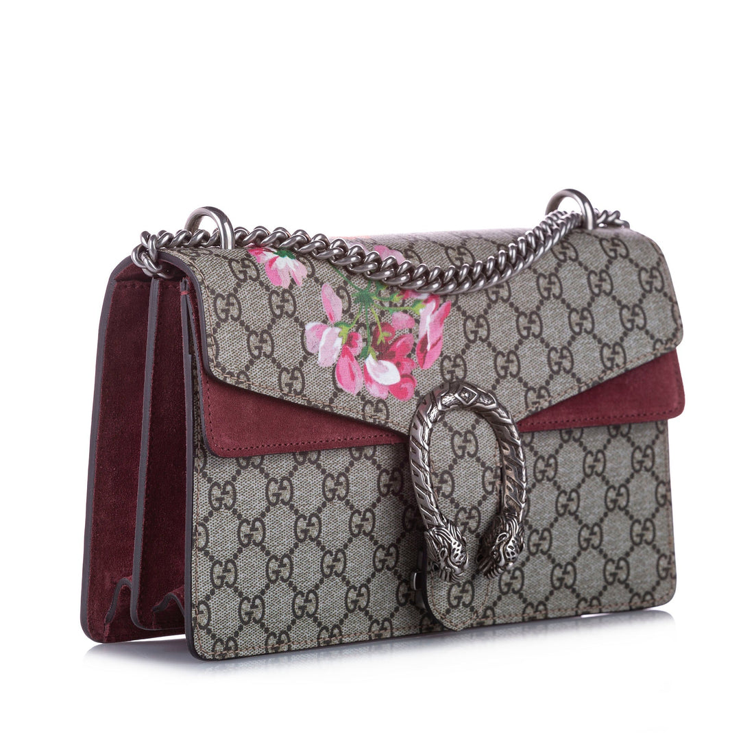 Gucci Gucci Dionysus GG Blooms Shoulder Bag Brown