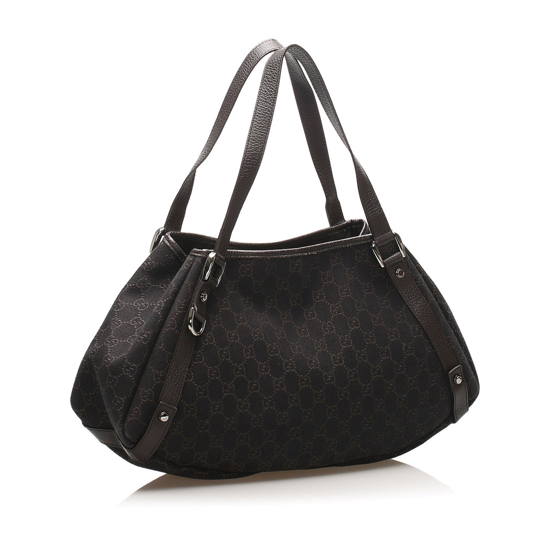 Gucci Gucci GG Canvas Pelham Tote Bag Brown