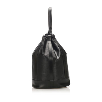 Louis-Vuitton Epi Randonnee PM Black