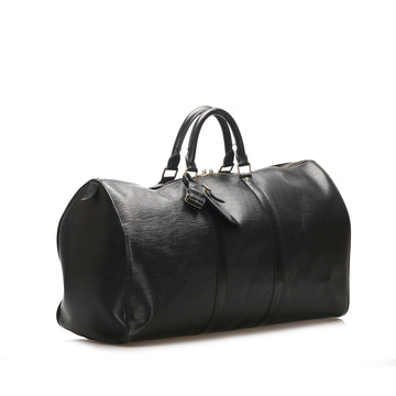 Louis-Vuitton Epi Keepall 50 Black