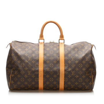 Louis-Vuitton Louis Vuitton Monogram Keepall 45 Brown