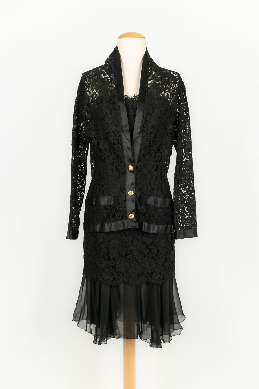 Ensemble en dentelle Top Quality Chanel Automne 1991