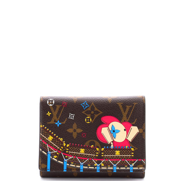 Victorine Wallet Limited Edition Vivienne Xmas Monogram Canvas