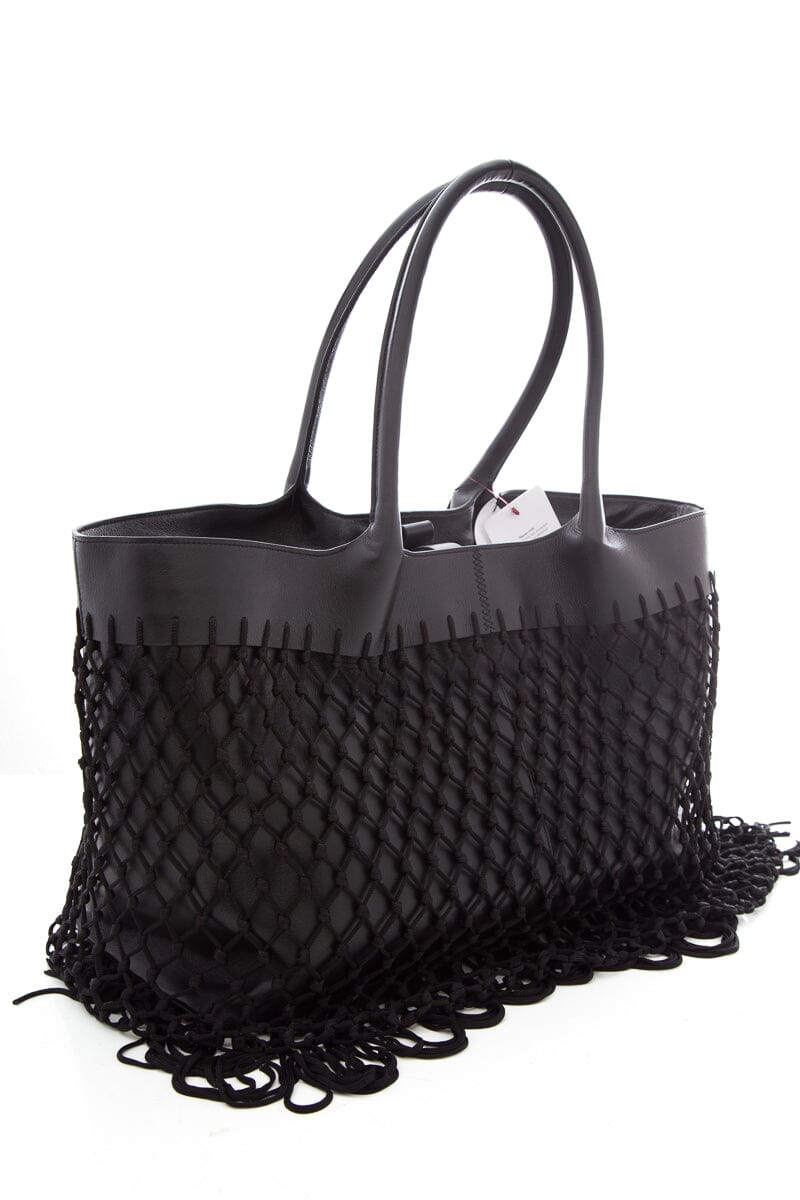 Gabriela Hearst Black Handbag Fringe Tote