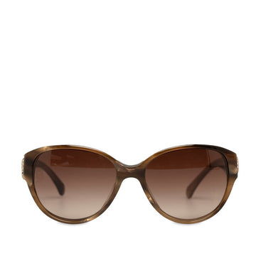Chanel 5192-A Sunscreen Glasses Plastic Brown