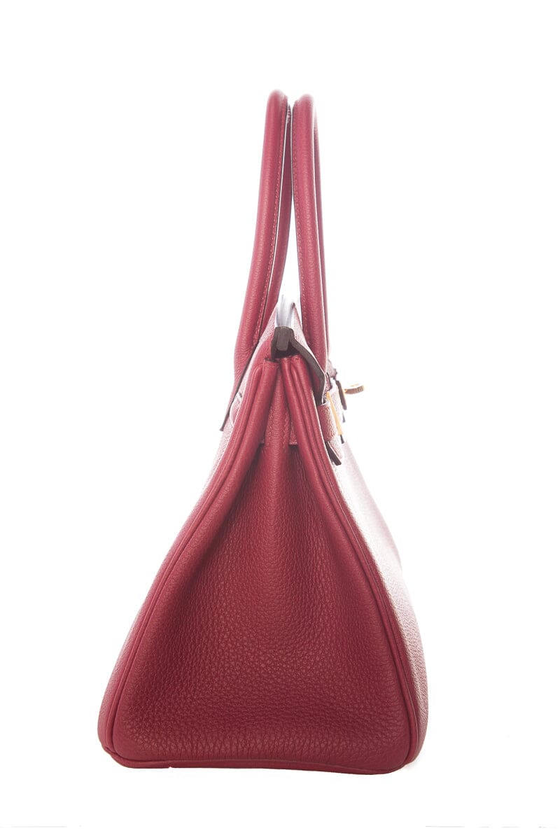 Hermès Birkin 30CM Togo Leather Rouge Handbag