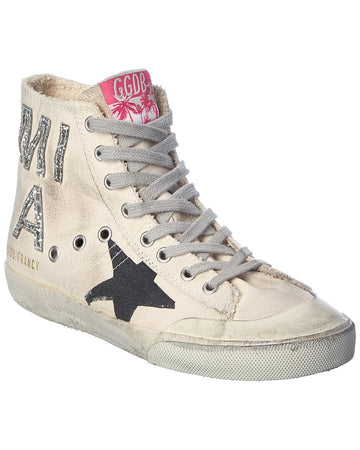 Golden Goose Francy Penstar Canvas High-Top Sneaker