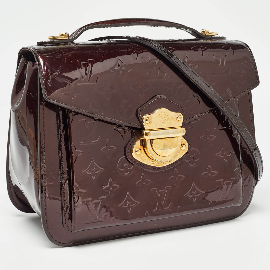 Louis Vuitton Amarante Monogram Vernis Mirada Bag