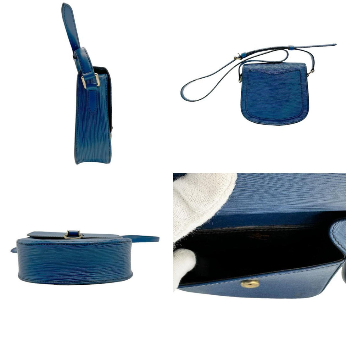 Louis Vuitton Saint Cloud  Leather Shoulder Bag