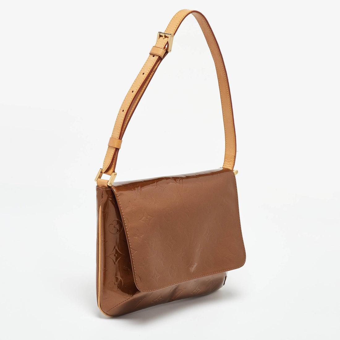 Louis Vuitton Bronze Monogram Vernis Thompson Street Bag