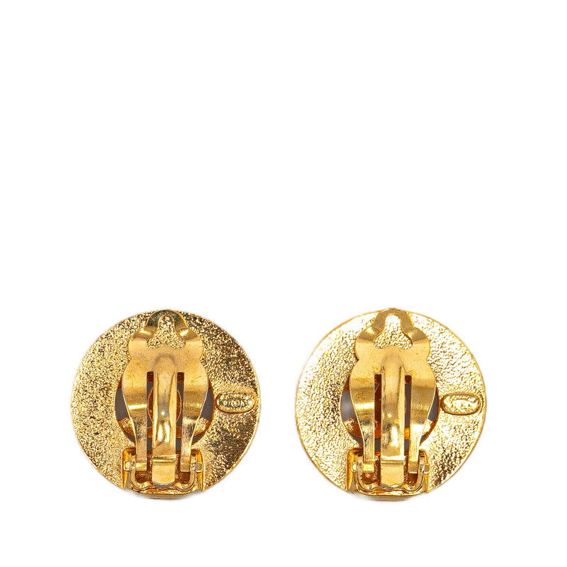Chanel  Coco Mark Earrings Gold