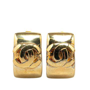 Chanel  Coco Mark Earrings Gold