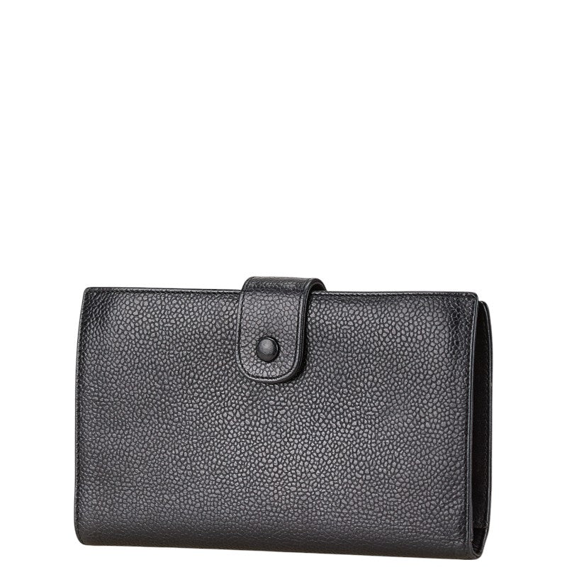 Chanel Caviar Skin Long Wallet