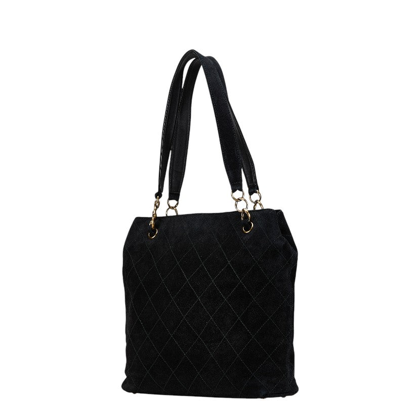 Top Quality Chanel Coco Mark Sweat Tote Bag Black