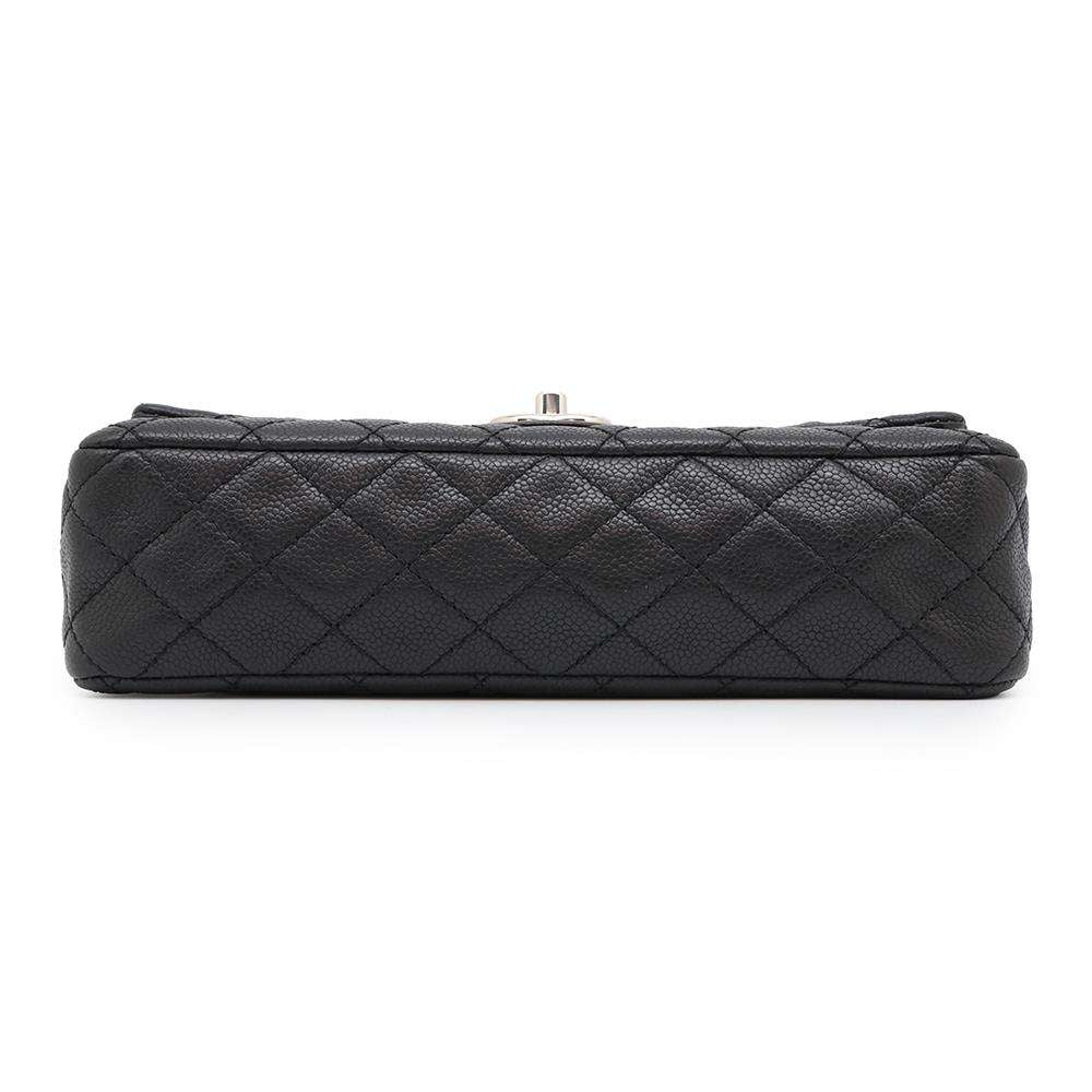 CHANEL Matelasse ChainShoulder Bag BlackA01112 Soft Caviar Leather Size 25