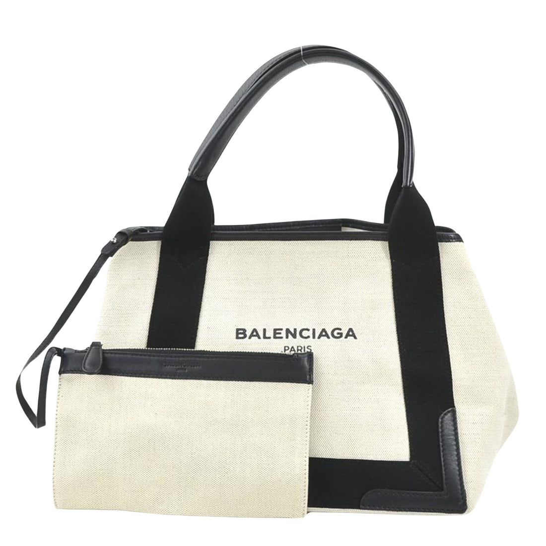 Balenciaga Navy Cabas Tote