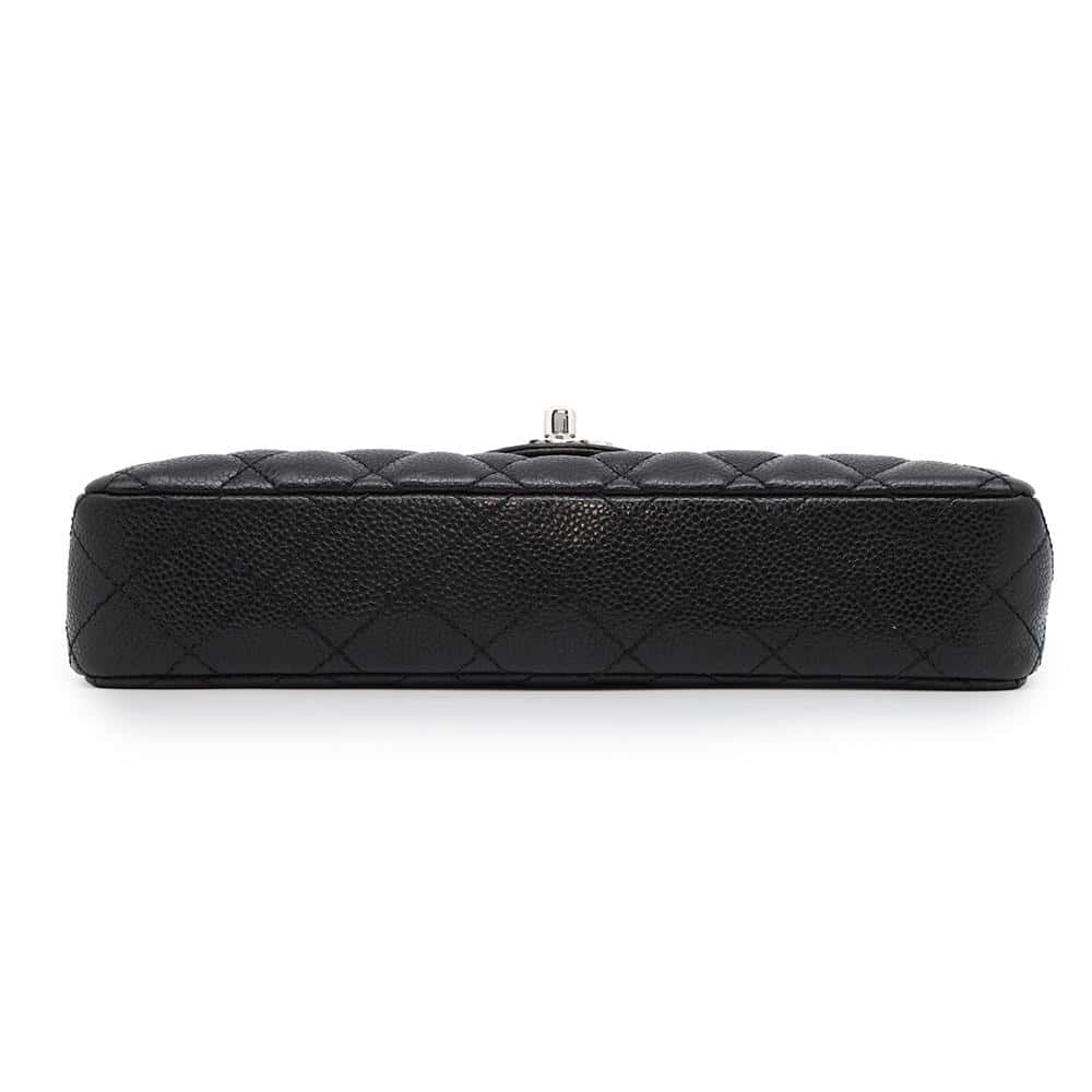 CHANEL Matelasse ChainShoulder Black Caviar Leather
