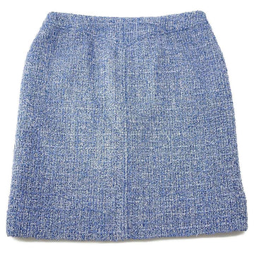 CHANEL Setup Skirt Size 36 BlueP76683 Polyester52% Cotton35% Polyamide7% Acryl6%