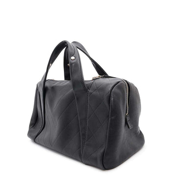 CHANEL Chevron V Stitch Mini Travel Bag BlackA30899 Leather