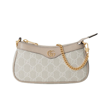 GG OPHIDIA MINI BAG BEIGE AND WHITE 19CM 764960 FACJT 9641