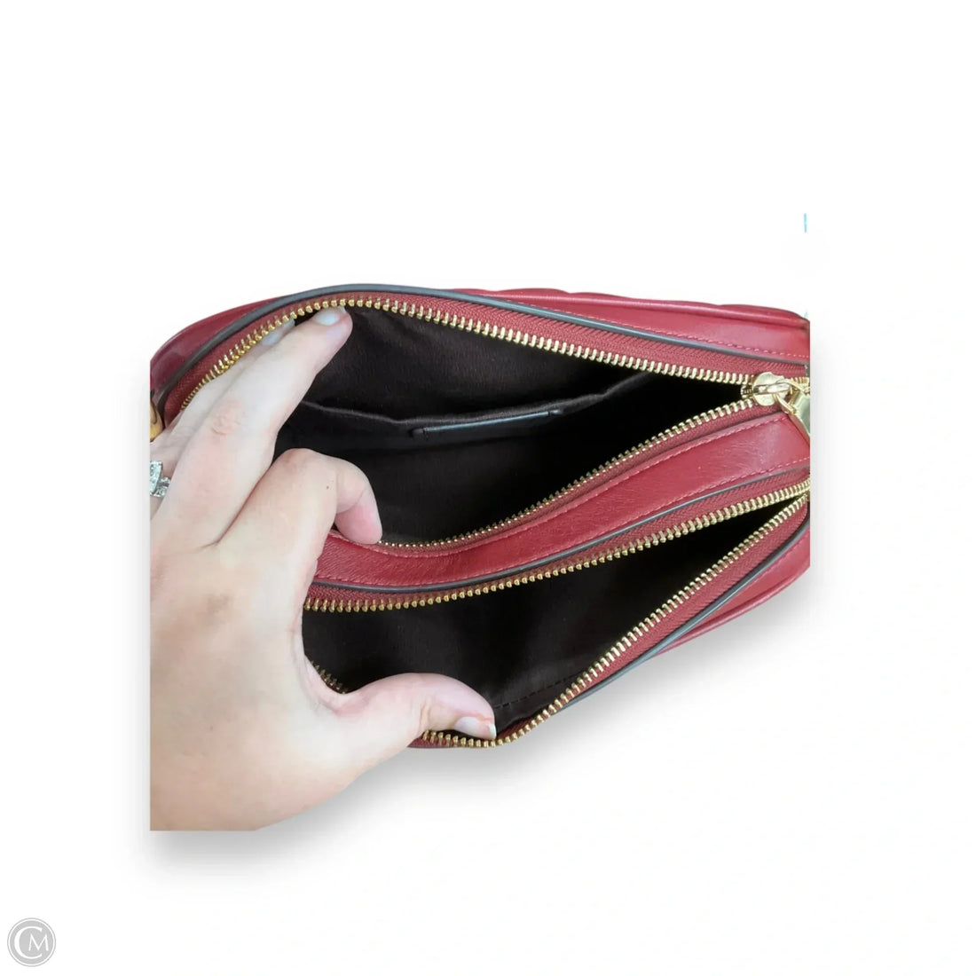 Crossbody Designer By Coach, Size: Medium
