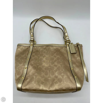 Handbag Designer By Coach, Size: Large