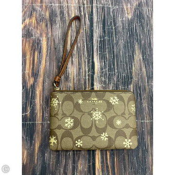 Wristlet Designer By Coach, Size: Medium