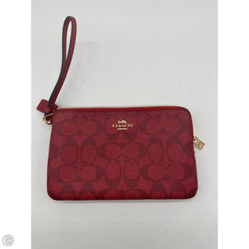 Wristlet Designer By Coach, Size: Large