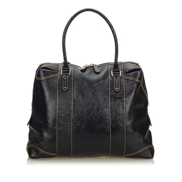 Fendi Black New 1:1 Rep Leather Handbag Italy