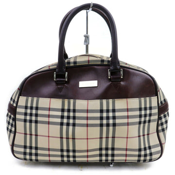 Indistinguishable  Burbe**y London Hand Bag Brown Nylon (SHC7-10949)