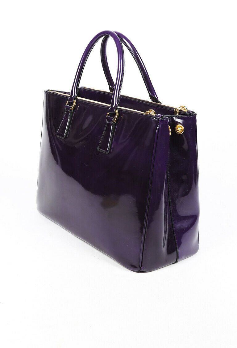 Prada Bag Spazzolato Galleria Purple New 1:1 Rep Leather Tote