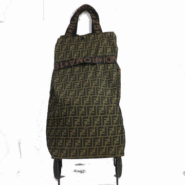 Indistinguishable  Fendi Hand Bag Beige Zukka Nyron (SHC7-10229)