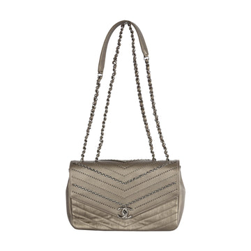 Chanel Chanel Embelished 'Chain Sequins' Chevron New Bag