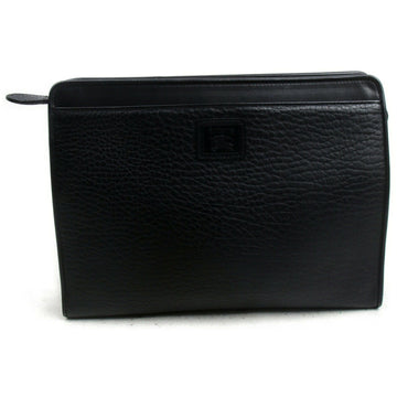 Indistinguishable  Burbe**y Clutch Black Leather (SHC7-10762)