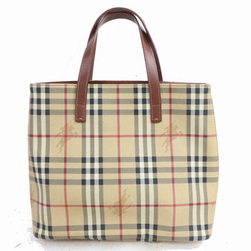 Indistinguishable  Burbe**y London Tote Bag Beige PVC (SHC1-15584)