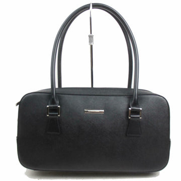 Indistinguishable  Burbe**y Shoulder Bag Black Leather (SHC7-10089)