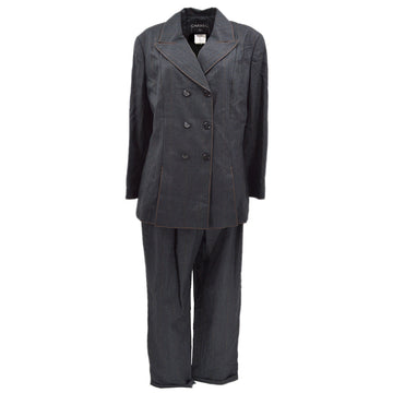 Chanel Fall 1998 single-breasted wool suit #42
