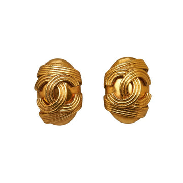 Chanel Cocono mark Waterdresser Earring Gold   Chanel