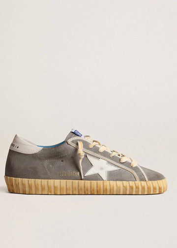 Deluxe Brand Super Star Grey-Milky Sneaker In Grey / Milky