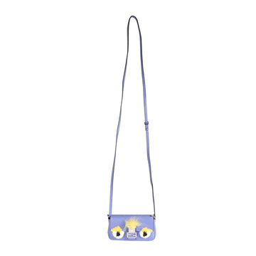 FENDI Periwinkle Bag Bug Micro Baguette