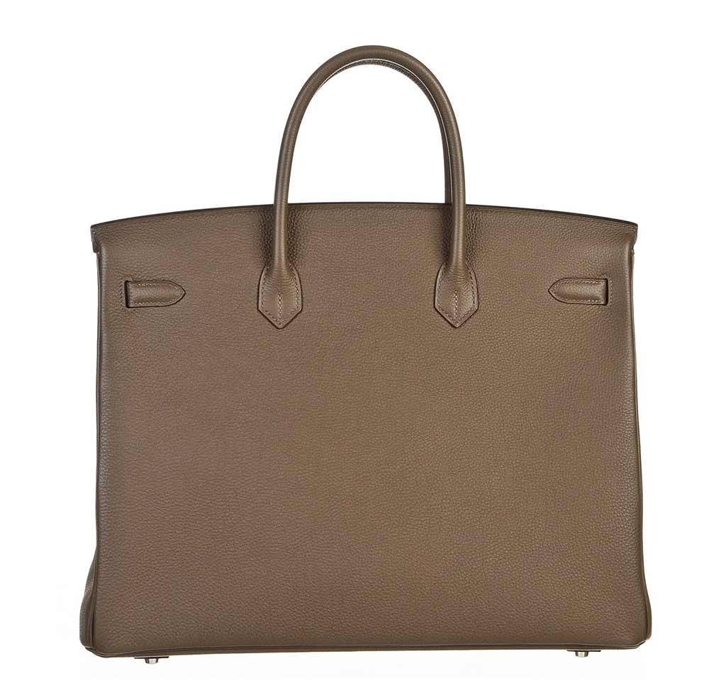 HermÃÂ¨s Birkin 40 Taupe PHW