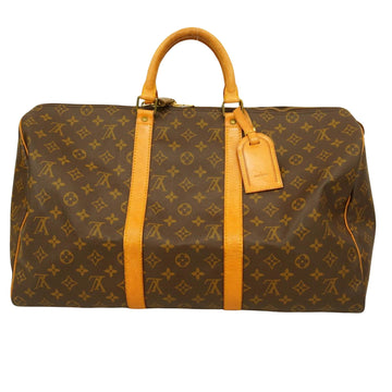 Louis Vuitton Keepall 50  Canvas Travel Bag
