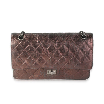 Chanel Bronze Metallic Quilted . Reissue  Bag