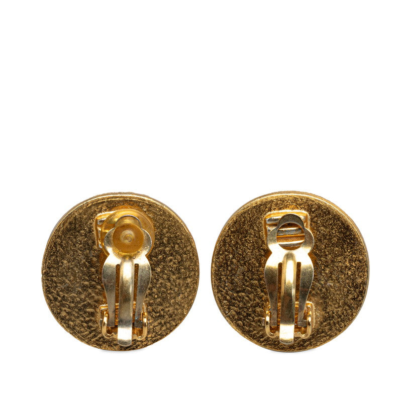 Chanel COCOno mark EARLING GOLD RED MECKING LADY  Chanel  Chanel  Chanel COCOno mark EARLING GOLD RED MECKING LADY CHANEL