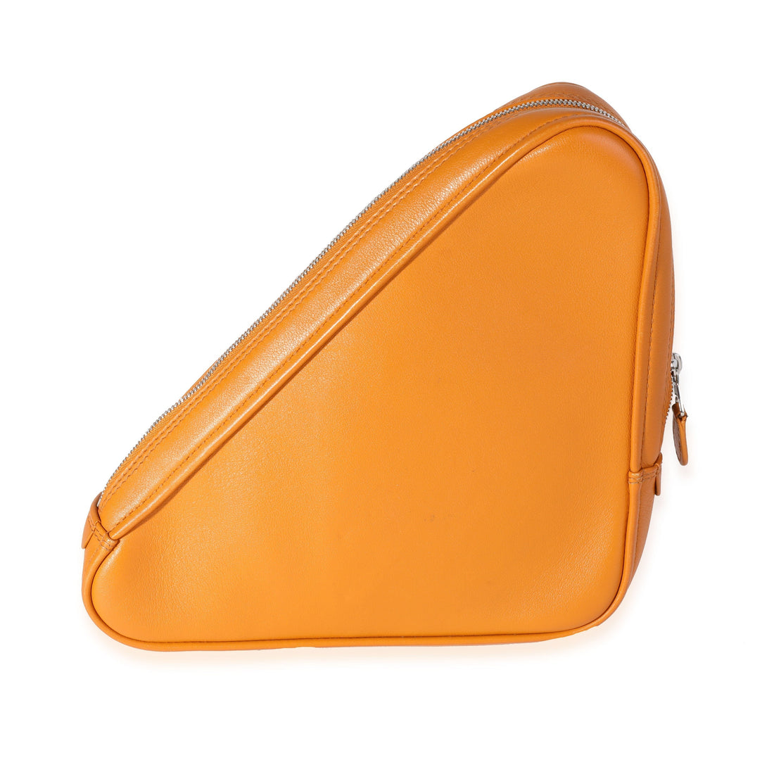 Balenciaga Orange CalBNkin M Triangle Pouch